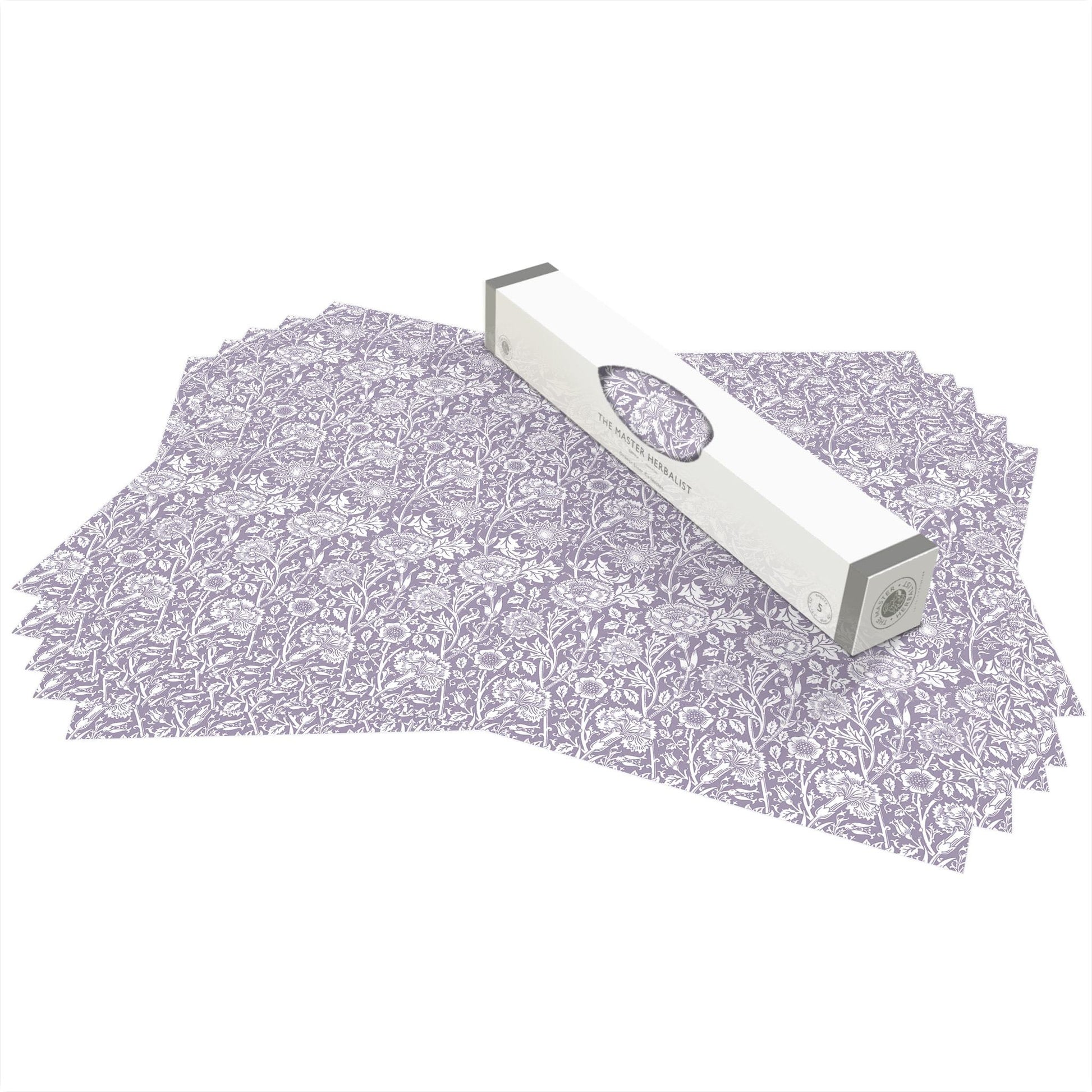 Simply Drawer Liners LILAC fragrance SCENTED Drawer Liners in PURPLE William Morris Design. Made in Britain.