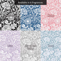 Simply Drawer Liners LILAC fragrance SCENTED Drawer Liners in PURPLE William Morris Design. Made in Britain.