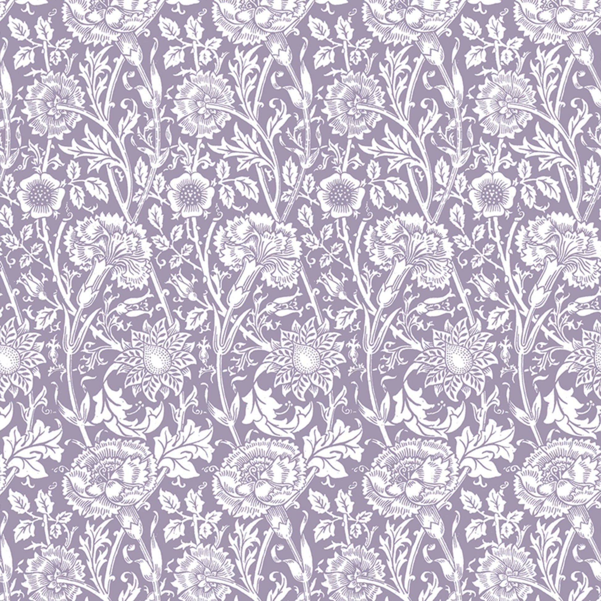 Simply Drawer Liners LILAC fragrance SCENTED Drawer Liners in PURPLE William Morris Design. Made in Britain.